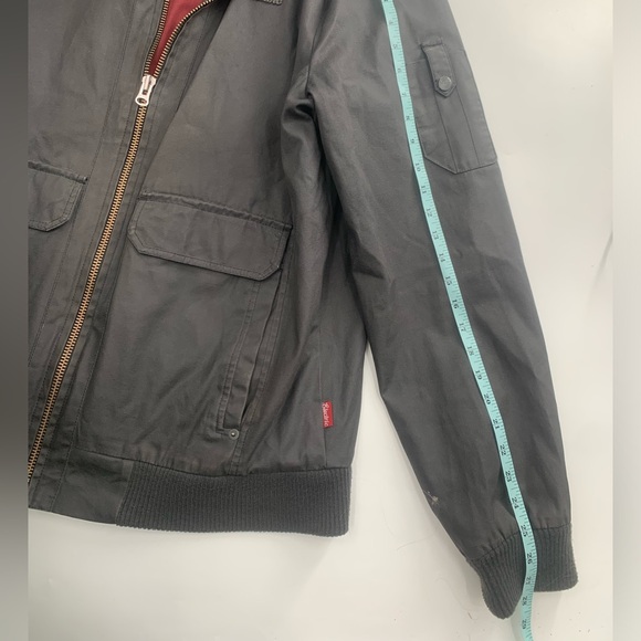 Electric Jacket Mens XL Gray Evolution Full Zip Waxed Canvas - Picture 6 of 10